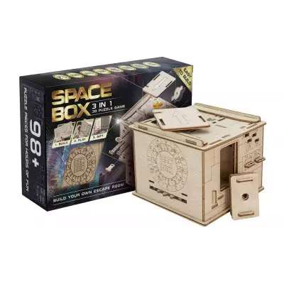 3D Puzzle Game Space Box